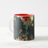 Tasse 2 Couleurs Splendor de Noël (Devant gauche)