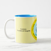 Tasse 2 Couleurs Splish Splash funny summer Seagull vacation  (Gauche)