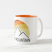 Tasse 2 Couleurs Split Mountain California Retro (Devant droit)
