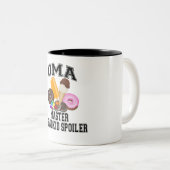 Tasse 2 Couleurs Spoiler Oma de Grandkid (Devant droit)