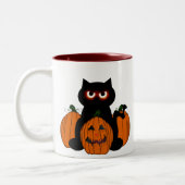 Tasse 2 Couleurs Spoooky Kitty (Gauche)