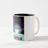 Tasse 2 Couleurs Spoutnik "course vers les étoiles" (Devant droit)
