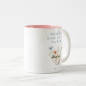 Tasse 2 Couleurs Spring Floral Fête des mariées Tea Party (Devant droit)