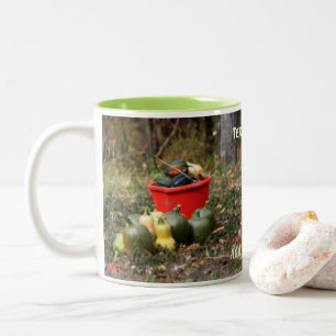 Tasse 2 Couleurs Squash Country Garden Harvest personnalisée