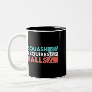 Tasse 2 Couleurs Squash Requiert Balls Racquetball Joueur de squash