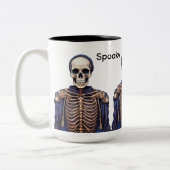 Tasse 2 Couleurs squelette éffrayant (Gauche)