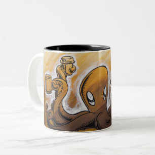Tasse 2 Couleurs Squigles : La caféine sous toutes ses formes