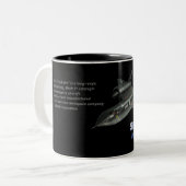 Tasse 2 Couleurs SR-71 "Blackbird" (Devant gauche)