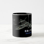 Tasse 2 Couleurs SR-71 "Blackbird" (Centre)
