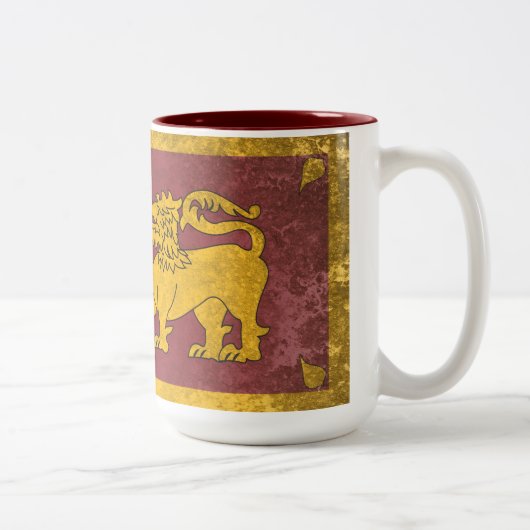 Tasse 2 Couleurs Sri Lanka (Droit)