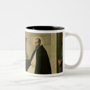 Tasse 2 Couleurs St Bruno et pape Urban II 1630-35