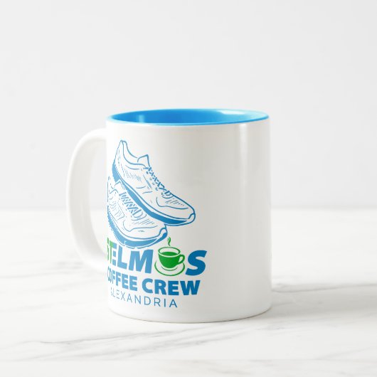 Tasse 2 Couleurs St. Elmo's Coffee Crew (Devant gauche)