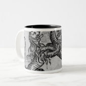 Tasse 2 Couleurs St George et le dragon (Devant gauche)