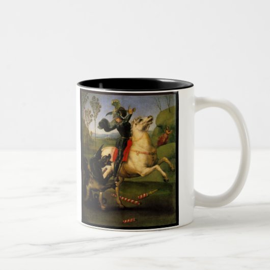 Tasse 2 Couleurs St George et le dragon (Droit)