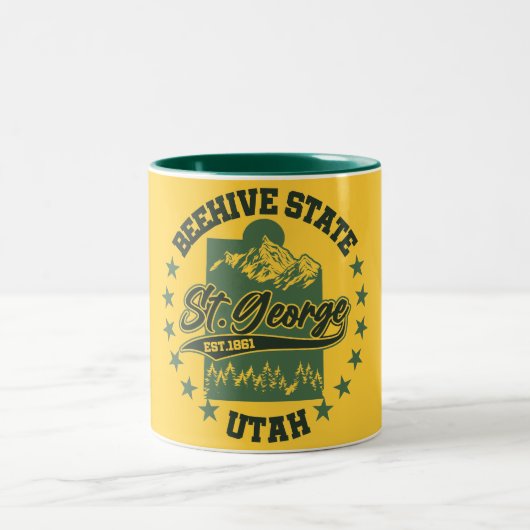 Tasse 2 Couleurs St. George, Utah (Centre)