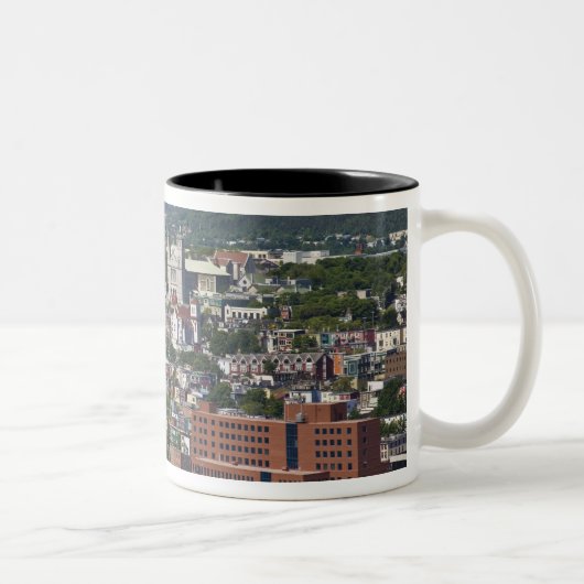 Tasse 2 Couleurs St. John's, Terre-Neuve, Canada, le littoral (Droit)