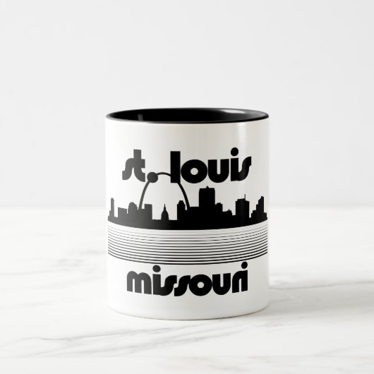 Tasse 2 Couleurs St. Louis Missouri (Centre)