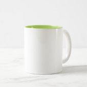 Tasse 2 Couleurs st patrick leprechaun flossant danse (Devant droit)