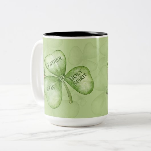 Tasse 2 Couleurs St Patrick's (Devant gauche)