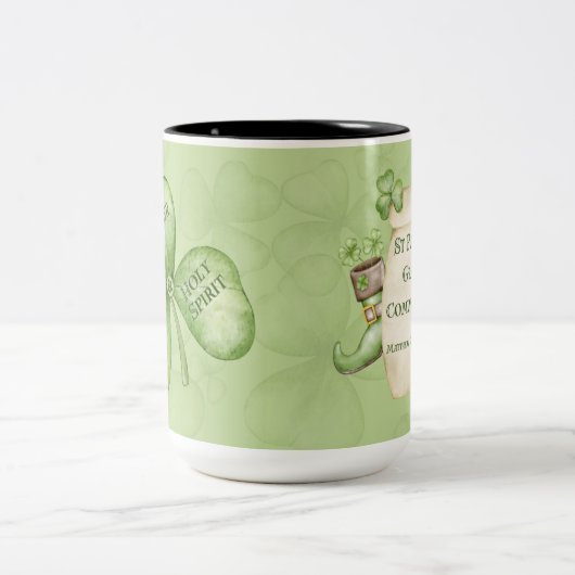 Tasse 2 Couleurs St Patrick's (Centre)