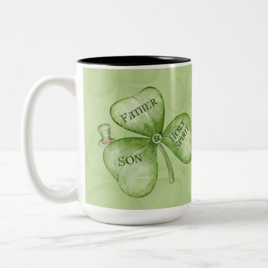 Tasse 2 Couleurs St Patrick's (Gauche)