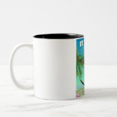 Tasse 2 Couleurs St Thomas Îles Vierges américaines. (Gauche)