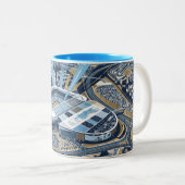 Tasse 2 Couleurs Stade de Coventry (Devant droit)