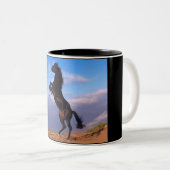 Tasse 2 Couleurs Stallion noir (Devant droit)