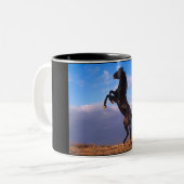 Tasse 2 Couleurs Stallion noir (Devant gauche)