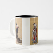 Tasse 2 Couleurs Standing Geisha (Devant gauche)