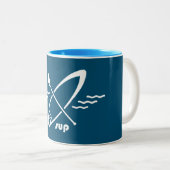 Tasse 2 Couleurs Standup Paddleboard (Devant droit)