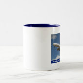 Tasse 2 Couleurs Star Airlines bleu attaquent (Centre)