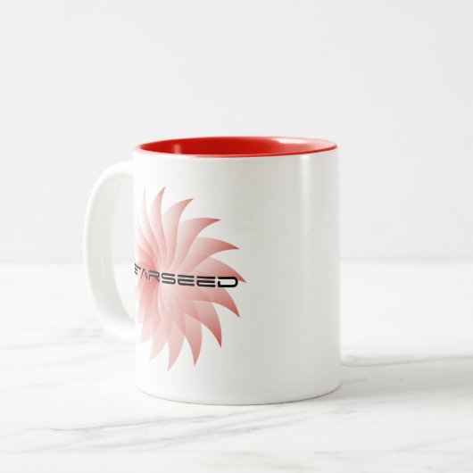 Tasse 2 Couleurs Star rouge Starseed (Devant gauche)