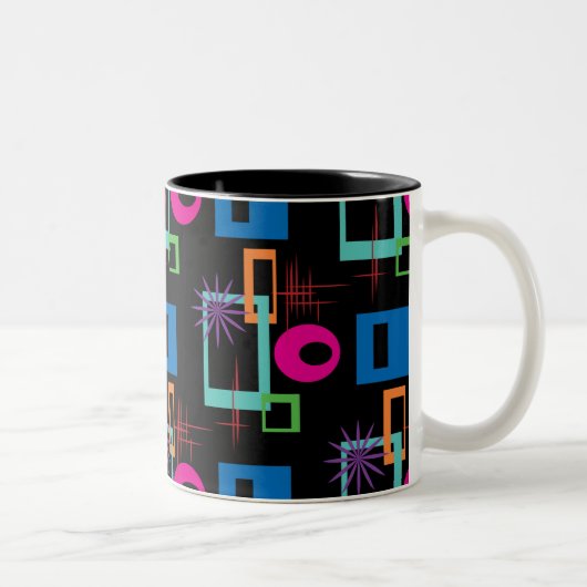 Tasse 2 Couleurs Starburst Geometric (Droit)