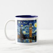 Tasse 2 Couleurs Starry Night Big Ben London England (Gauche)