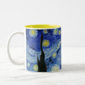 Tasse 2 Couleurs Starry Night Crescent Moon Van Gogh (Gauche)