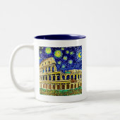 Tasse 2 Couleurs Starry Night Rome Italie (Gauche)