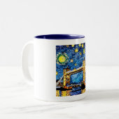 Tasse 2 Couleurs Starry Starry Night Londres Angleterre (Devant gauche)