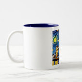 Tasse 2 Couleurs Starry Starry Night Londres Angleterre (Gauche)