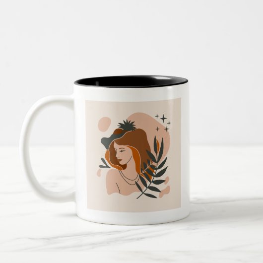 Tasse 2 Couleurs Stars Boho Woman (Gauche)