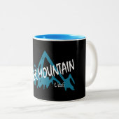 Tasse 2 Couleurs Station de Beaver Mountain (Devant droit)