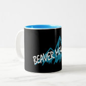Tasse 2 Couleurs Station de Beaver Mountain (Devant gauche)