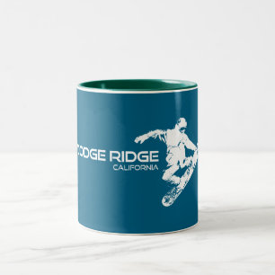 Tasse 2 Couleurs Station de ski Dodge Ridge Mountain Resort Califor