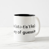 Tasse 2 Couleurs Statistiques (Devant droit)