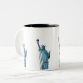Tasse 2 Couleurs Statue de la liberté (Devant gauche)