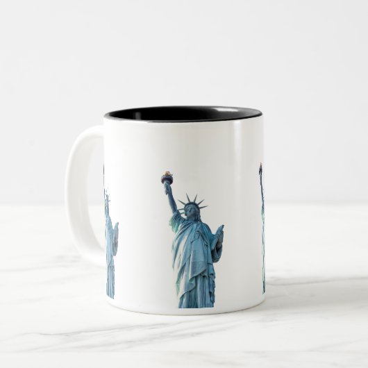 Tasse 2 Couleurs Statue de la liberté (Devant gauche)
