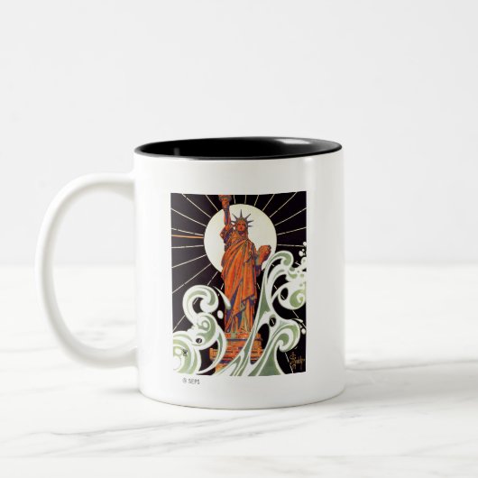 Tasse 2 Couleurs Statue de la liberté (Gauche)