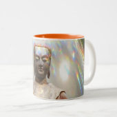 Tasse 2 Couleurs Statue de Siddhartha Gautama (Devant droit)