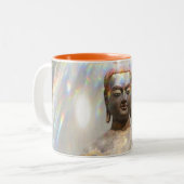 Tasse 2 Couleurs Statue de Siddhartha Gautama (Devant gauche)
