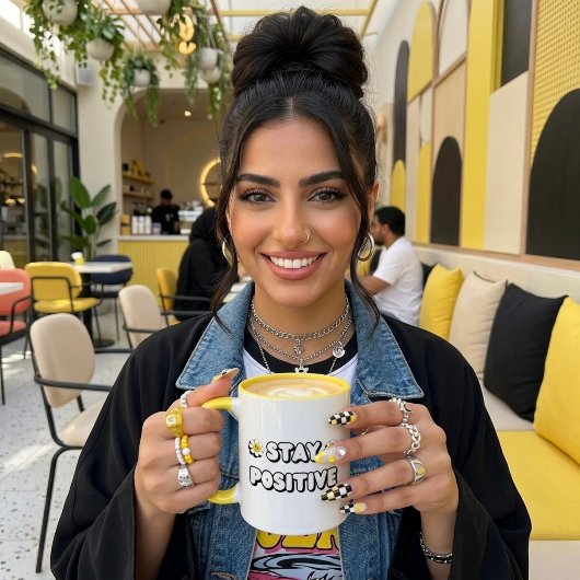 Tasse 2 Couleurs Stay Positive